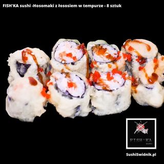 Hosomaki z łososiem 8szt