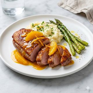 Wok De Pato A La Naranja