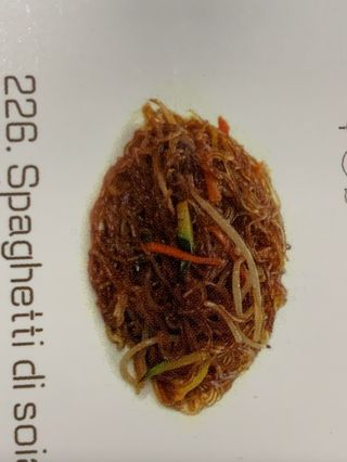 226.spaghetti di soia con verdure 