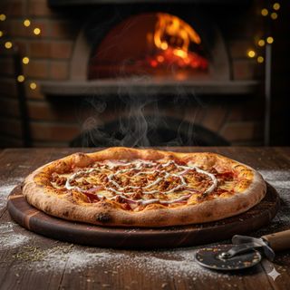 Pizza De Barbacoa Y Carne Picada (30 Cm.)