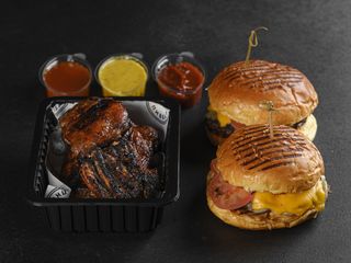 КОМБО ДАБЛ БУРГЕРИ ТА РЕБРА, L