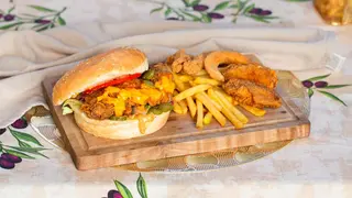 Chicken Cheese burger box