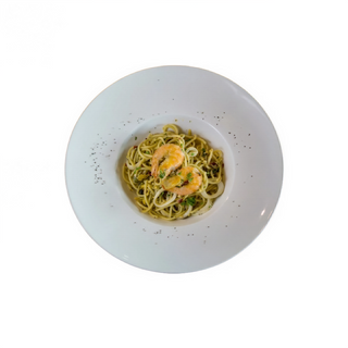 Spaghetti Aglio E Olio Con Gambas
