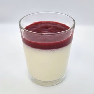 Panna Cotta FIT de Frutos Vermelhos
