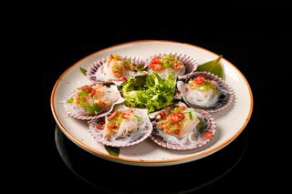 Vieiras Al Vapor 6 Unidades 蒜蓉扇贝