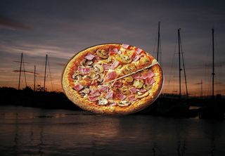 Pizza Prosciutto Funghi