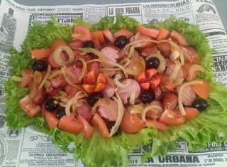 Porção de Linguiça Acebolada
