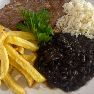 Picanha com Feijão Preto