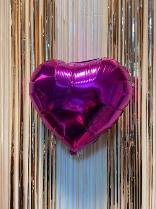 Magenta Heart 1pc