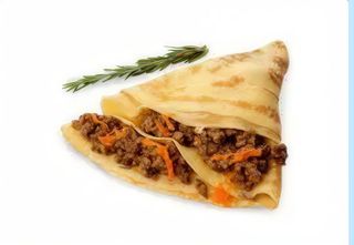 Crêpe Viande Hachée Sauce Blanche