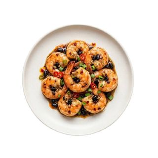 36-Langostino Con Judía Negra