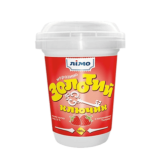 Морозиво ЛімоЗОЛОТИЙ КЛЮЧИКПолуниця100г