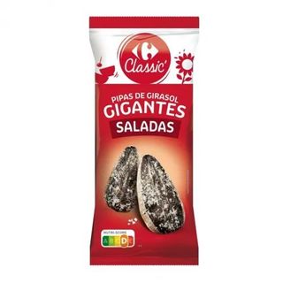 Pipas de Girasol Saladas Carrefour 200 Gr.