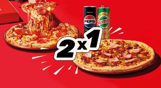 2x1 - Pizza Média + Bebida