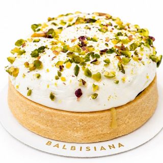 Postre de Pistacho y Chocolate Blanco