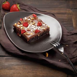 Strawberry Pistachio Brownie