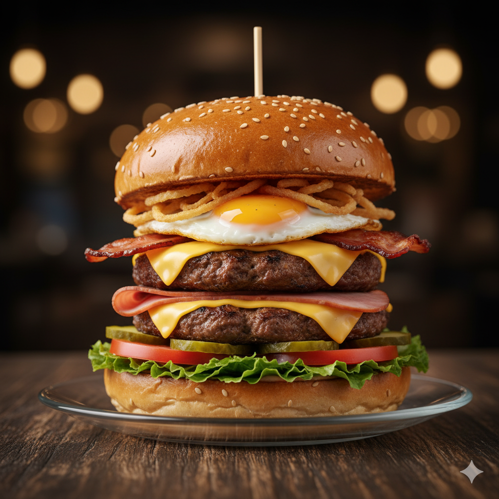 Happy Burger Doble tejana