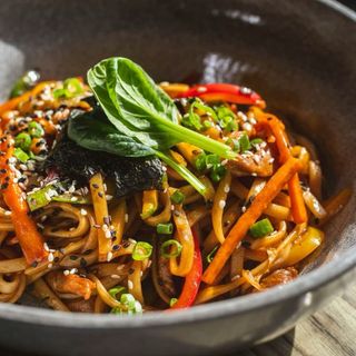 Удон с говядиной