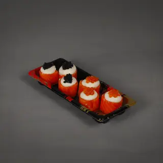 Сашими ролл лосось икра