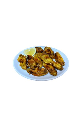 Alas de pollo fritas