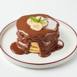 Панкейки с нутеллой и бананом (150г)