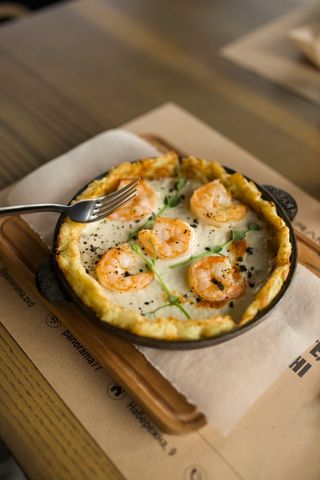 Драник з дор блю та креветками