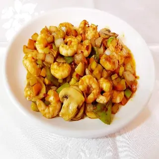 Gambas Con Salsa Picante