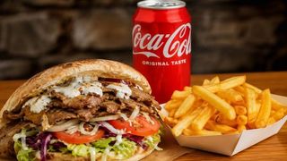 Panino kebab - menù