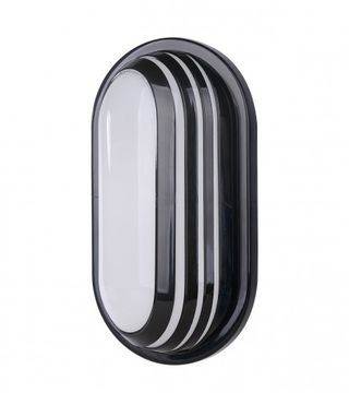 (205186) Lampa LED brodska 20W IP65 oval crna  270x145mm OS-FC004