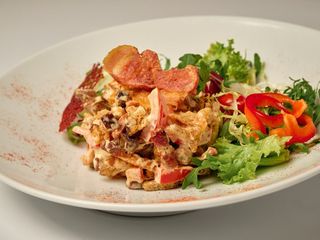 Салат з курячою печінкою (теплий) (230г)