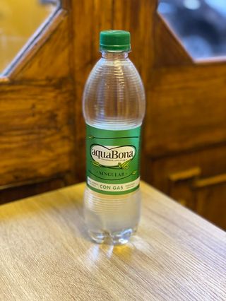 Agua con gas (500 ml.)