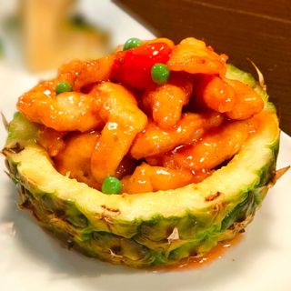 Pollo fritto in salsa agrodolce