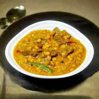 Lamb chana gosht