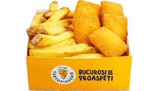 Cartofi cu Pernițe de Brânză Medium