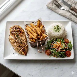 Chicken + Rice + Chips