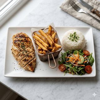 Chicken + Rice + Chips