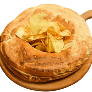 Rosca De Lomo Con Queso Y Bacon Con Patatas