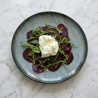 Beetroot Carpaccio with Burrata