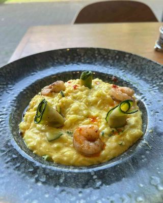 Risotto cu dovlecei si creveti