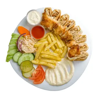 Plat Shawarma Arabe