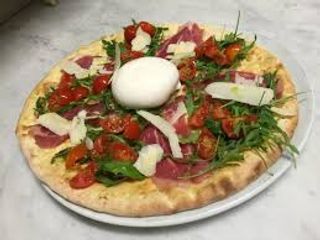 Pachino, burrata, rucola