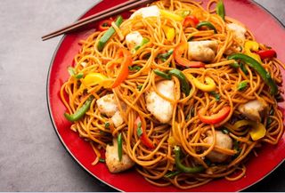 Chicken Schwezan Noodles
