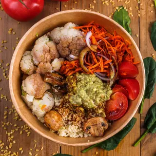 Боул з печерицями та кус-кус (350 г)