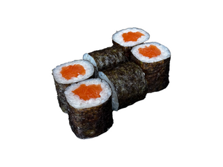 Копчений лосось міні рол