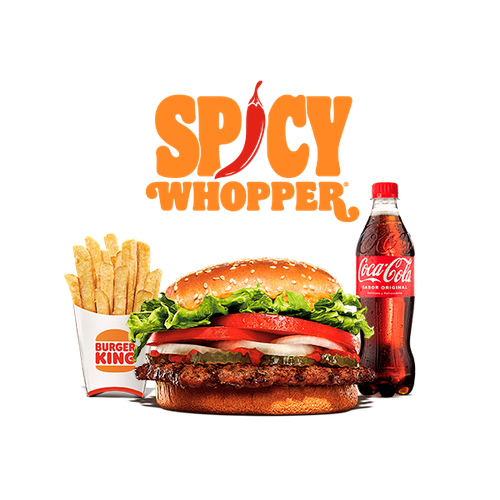 Menú Spicy Whopper® (1 carne) Grande