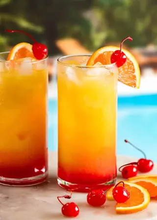 Cocktail Tequila sunrise