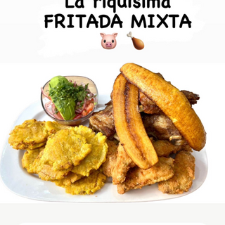 fritada mixta pollo y cerdo 