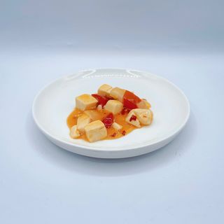 Doufu in salsa chili