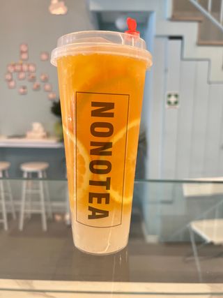 Tè verde con arancia