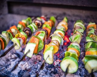 Шашлик зеленчуков